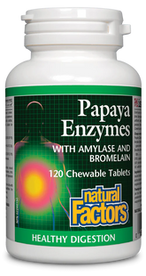 Chewable Papaya Enzymes - 120 chewable tablets